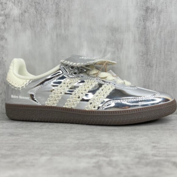 Adidas Samba x Wales Bonner Silver Metallic - Picture 2 of 8